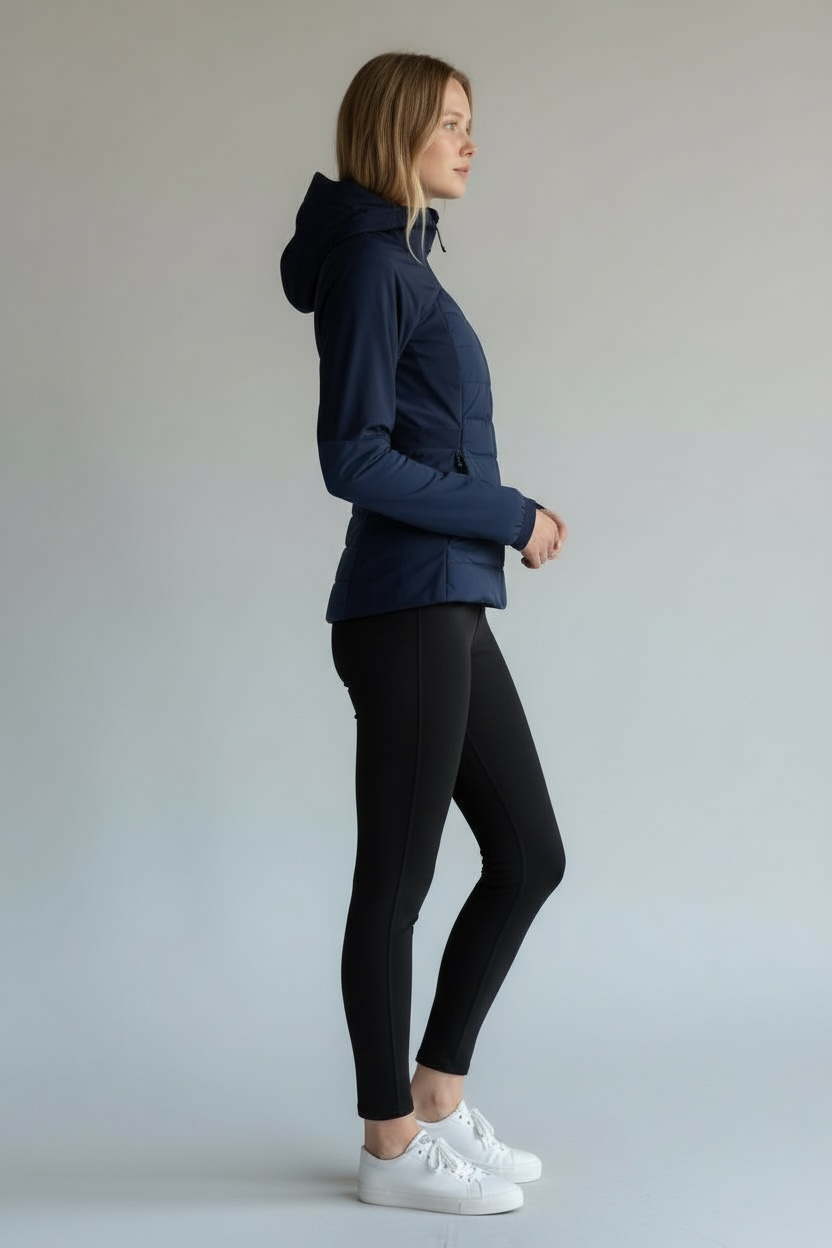 Ultra-Light Warmpro Hoodded Slim Puffer Jacket