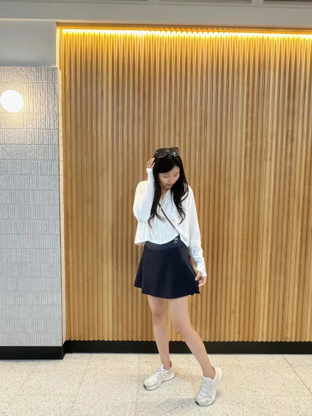 高腰運動短裙 - 有袋High Waisted Sports Skirt with Pocket