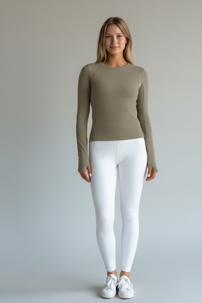 Breezy Eco-Friendly Comfy Wool Long Sleeve Tee