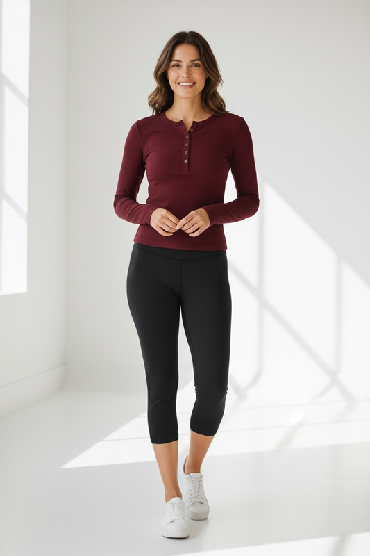 Ultra-comfy Wool Long Sleeve Top