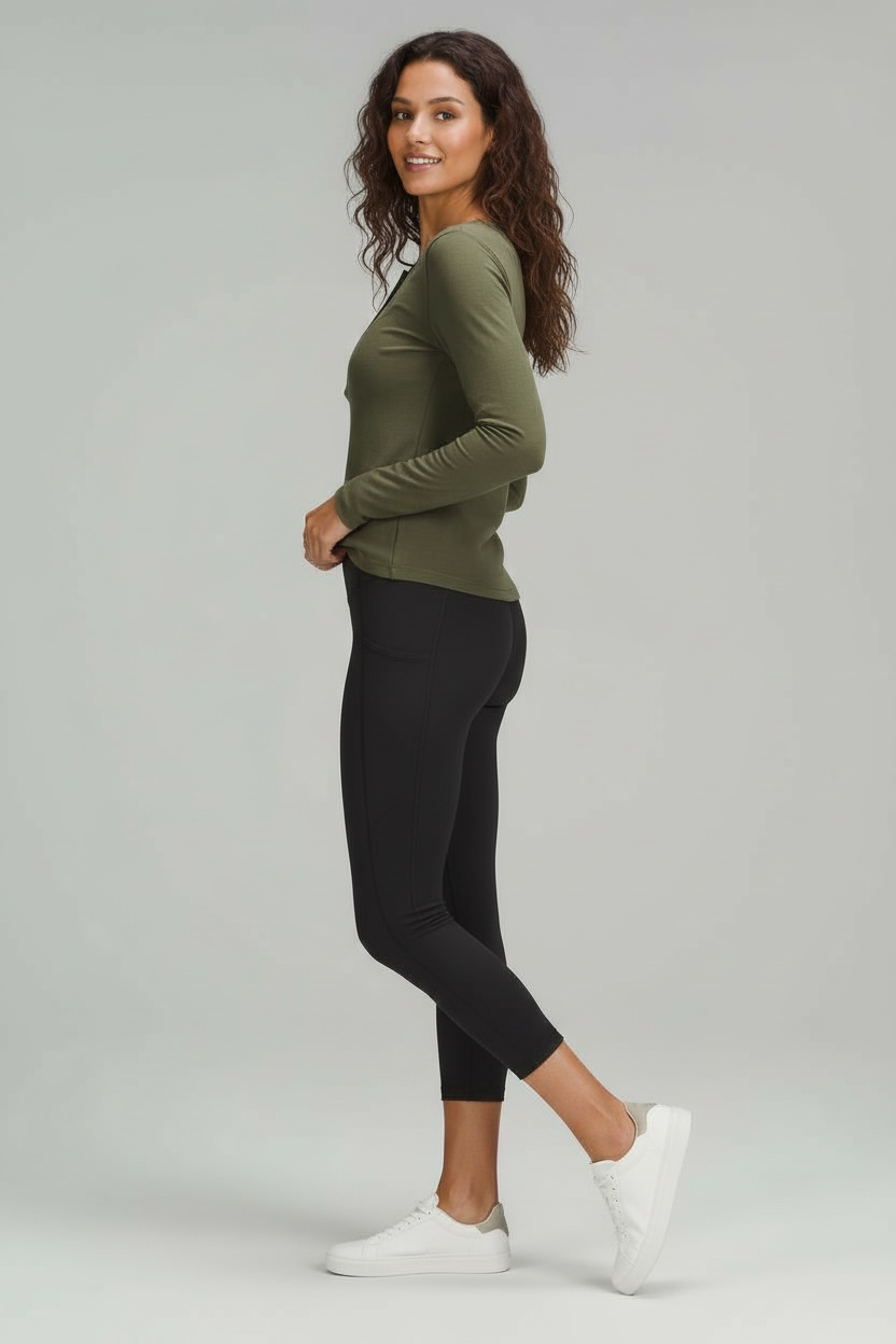 Ultra-comfy Wool Long Sleeve Top