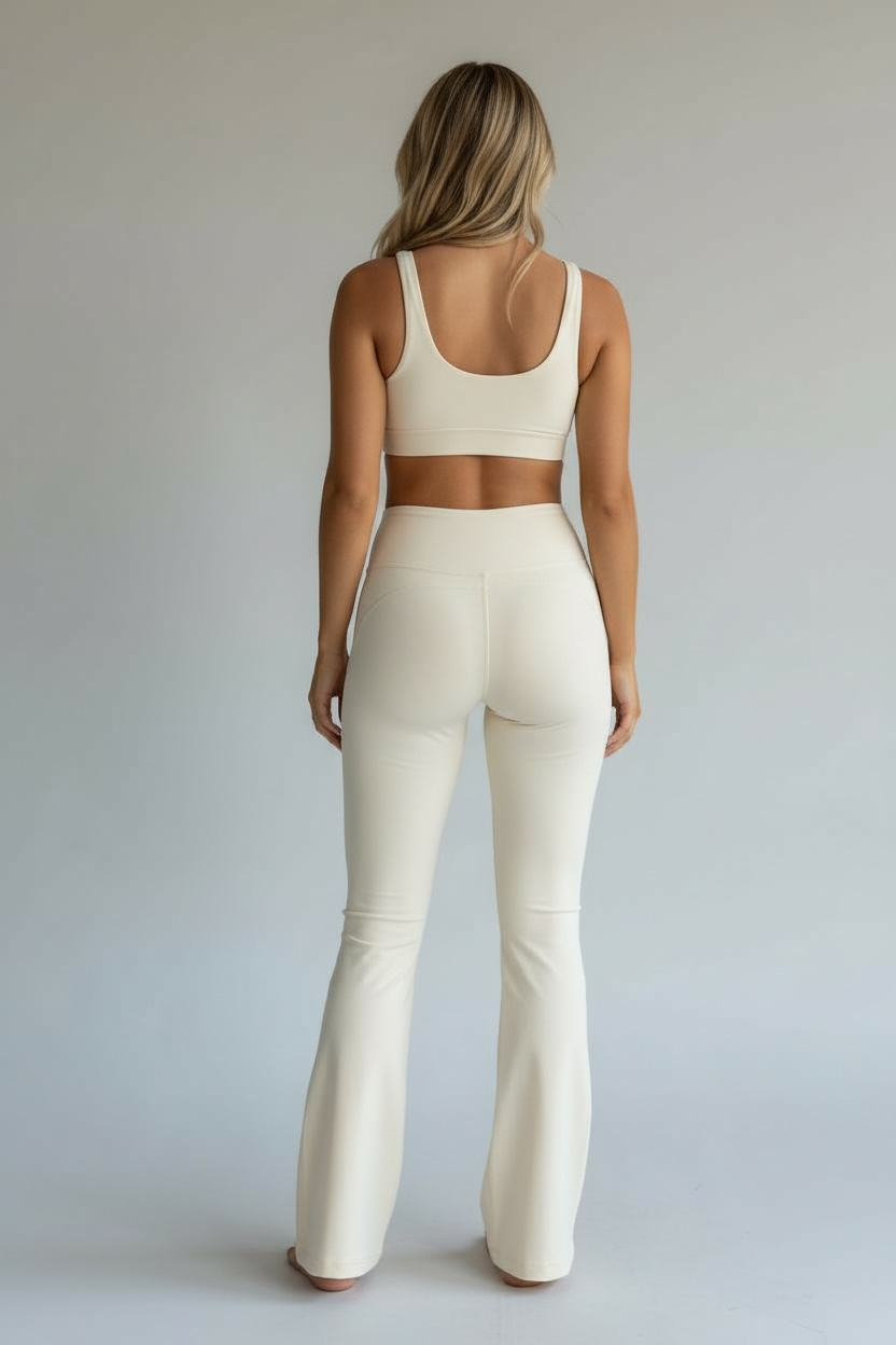 Front-Seam Stripe Effortless Leggings with Pockets