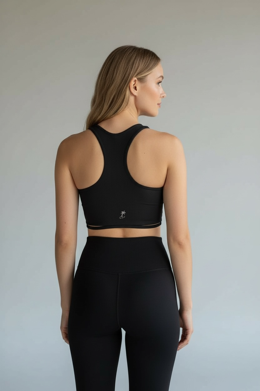 Easy-Go Comfy Ribbed Crop Top