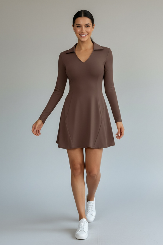 Ultra-Soft Effortless Long sleeve dress