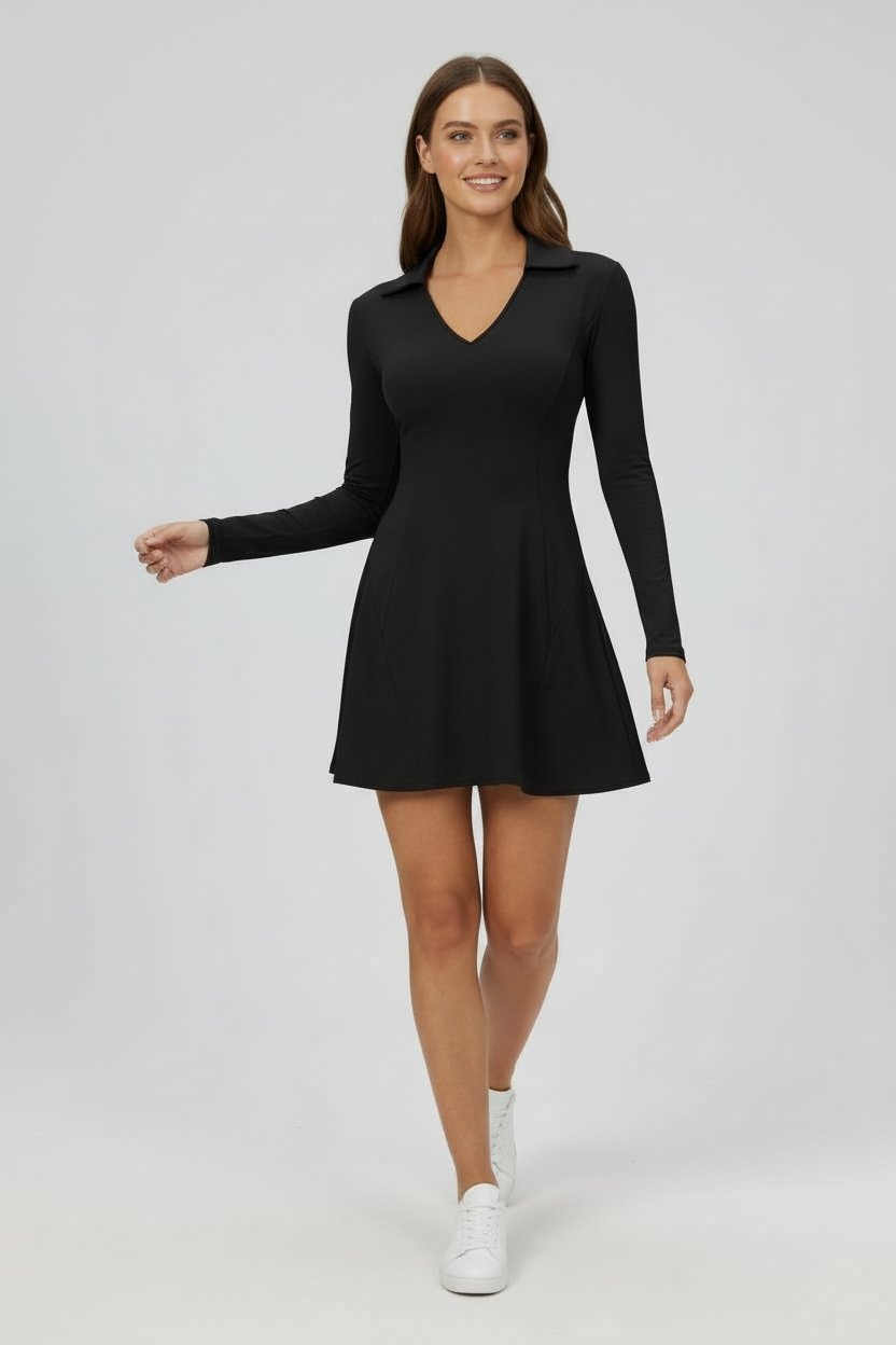 Ultra-Soft Effortless Long sleeve dress