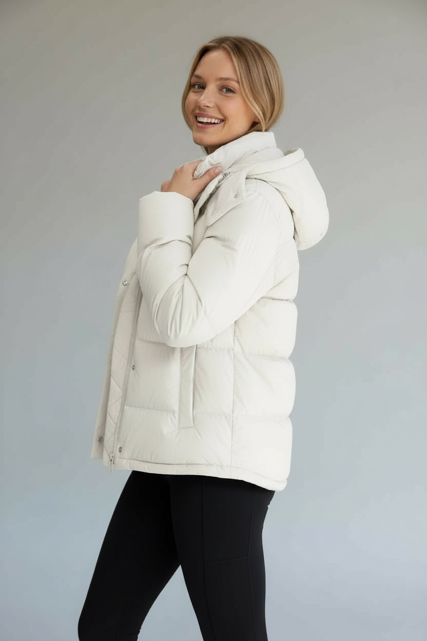 Ultra-Soft Warmlock Hooded Puffer Jacket