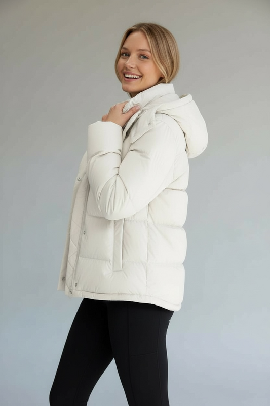 Ultra-Soft Warmlock Hooded Puffer Jacket
