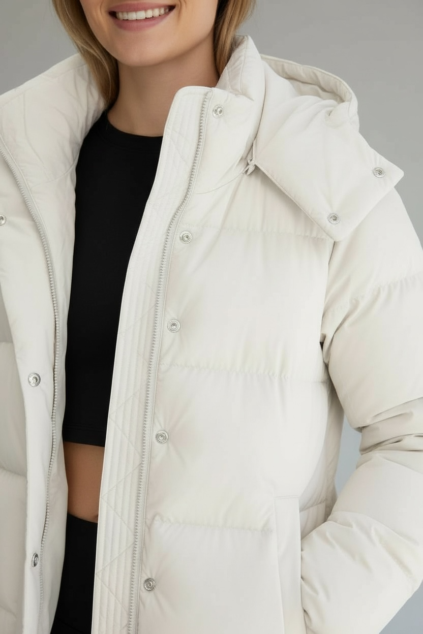 Ultra-Soft Warmlock Hooded Puffer Jacket