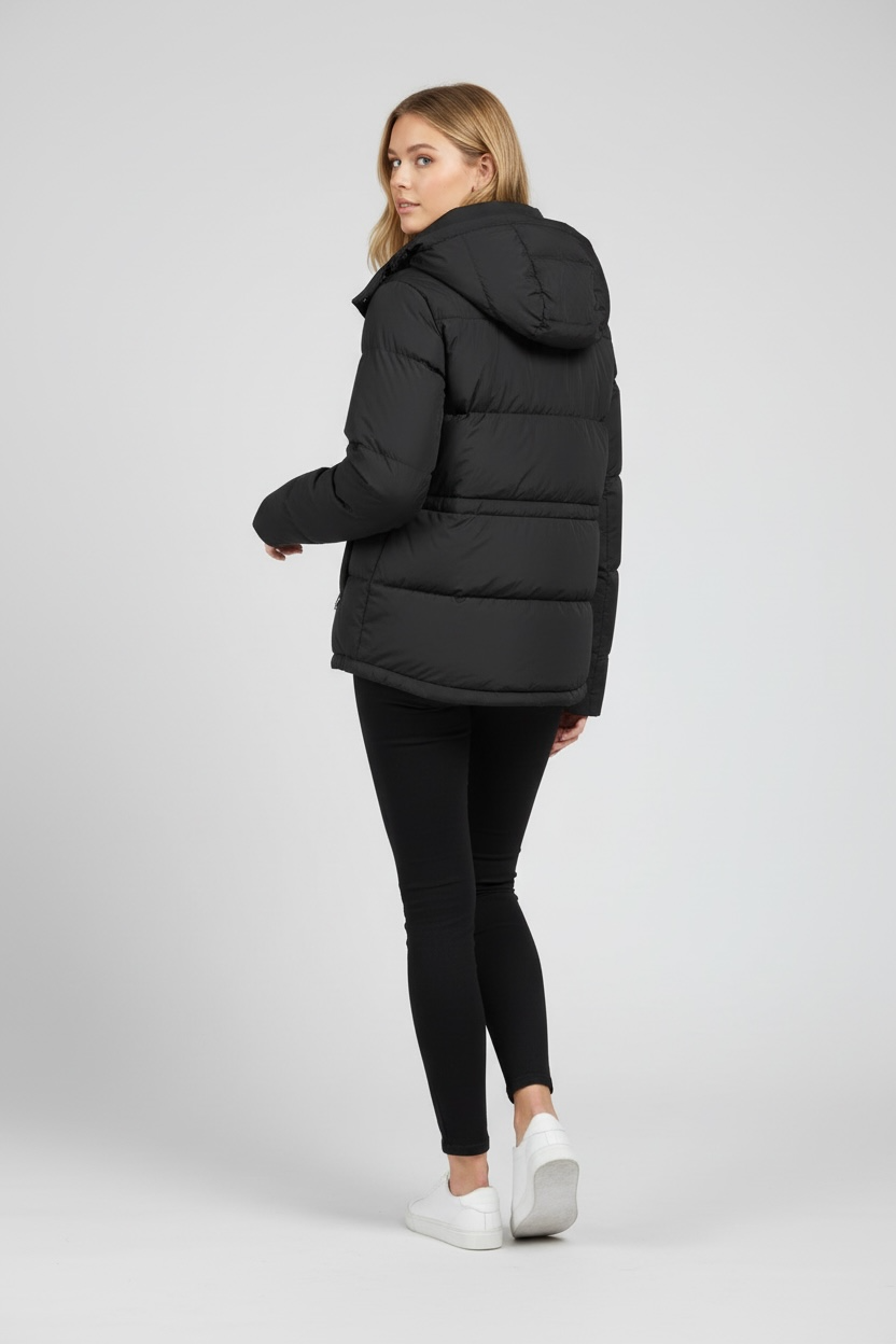 Ultra-Soft Warmlock Hooded Puffer Jacket