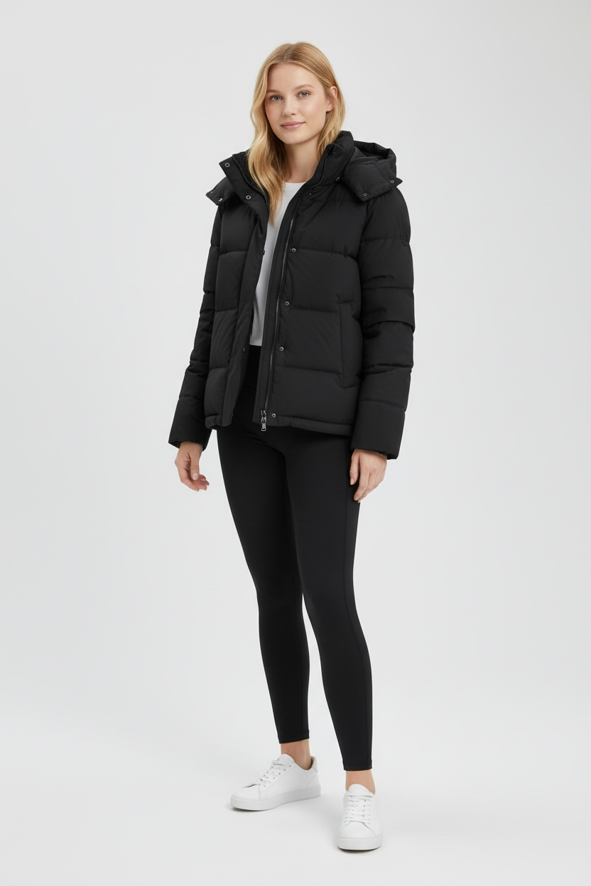 Ultra-Soft Warmlock Hooded Puffer Jacket