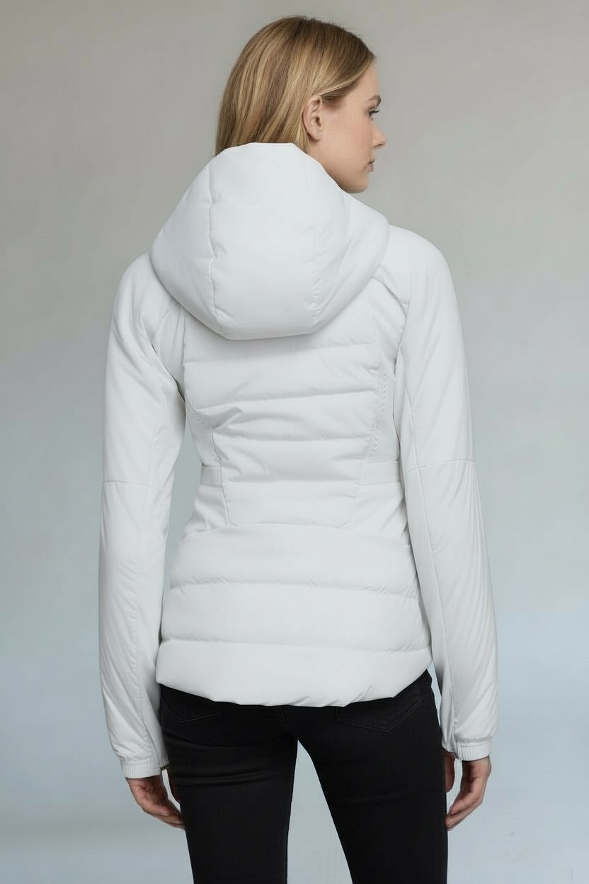 Ultra-Light Warmpro Hoodded Slim Puffer Jacket