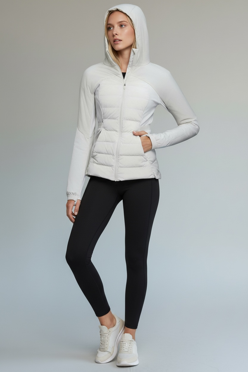 Ultra-Light Warmpro Hoodded Slim Puffer Jacket