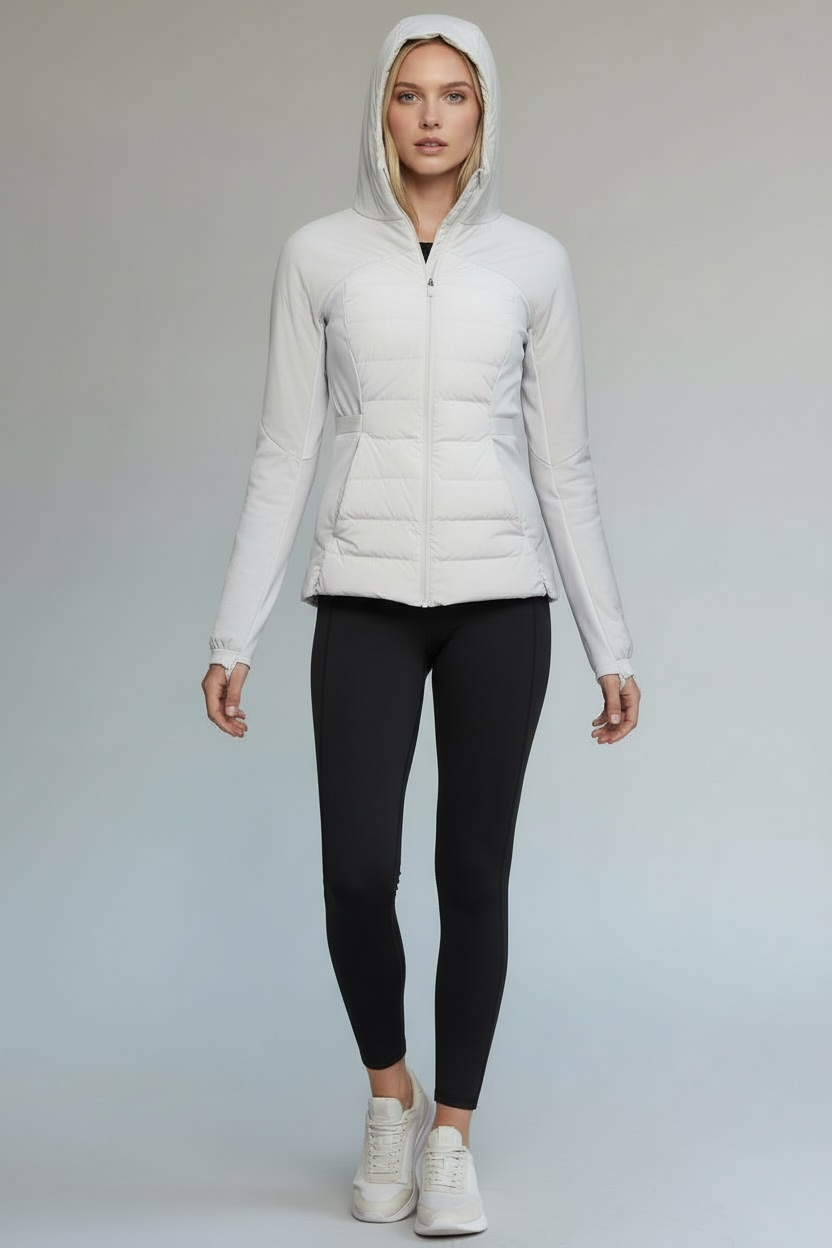 Ultra-Light Warmpro Hoodded Slim Puffer Jacket